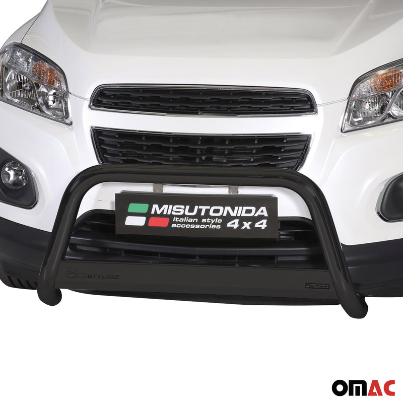 Protezione anteriore per Chevrolet Trax 2013-2016 ø63mm acciaio nero 