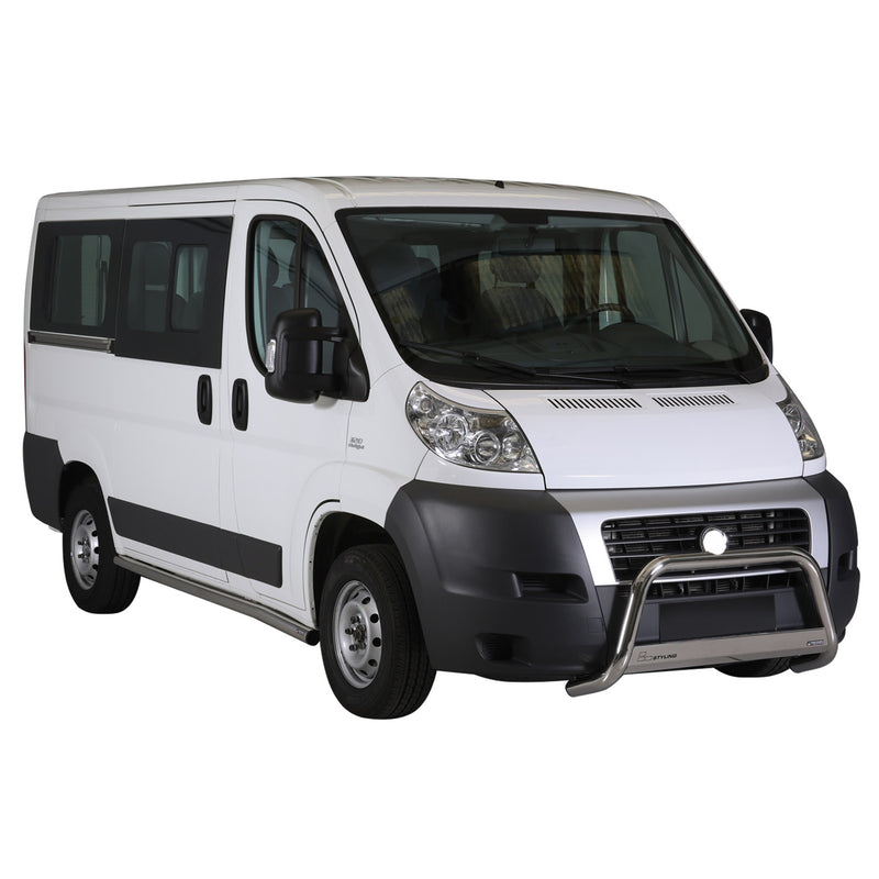 Protezione anteriore per Fiat Ducato 2006-2013 ø63mm acciaio argento 