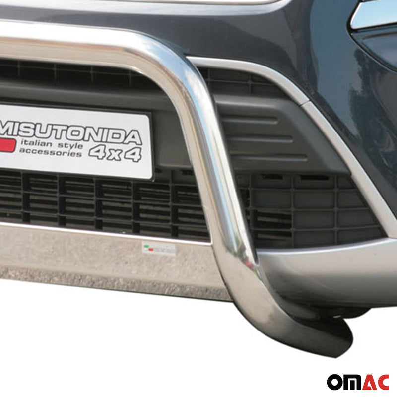 Protezione anteriore per Ford Kuga 2008-2012 ø63mm acciaio argento 