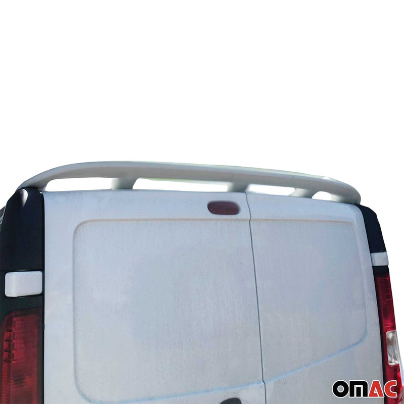Spoiler posteriore alettone posteriore labbro posteriore per Renault Trafic 2001-2010 ABS Bianco 1 pz 