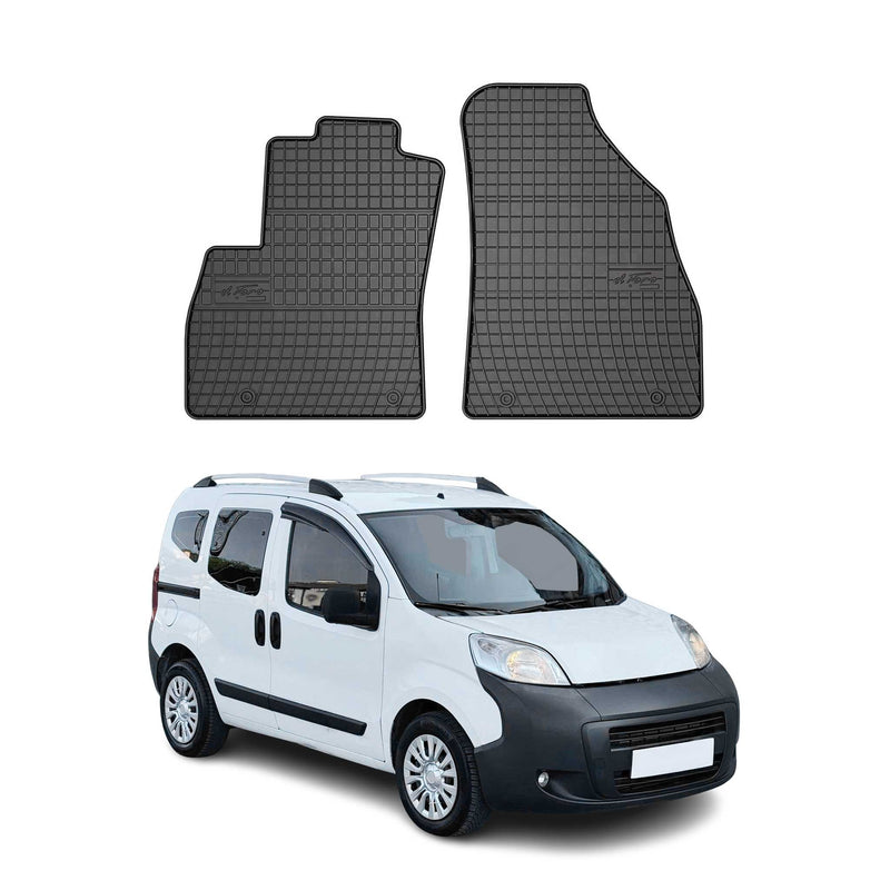 Tappetini in gomma per Citroen Nemo 2007-2017, neri, 2 pezzi