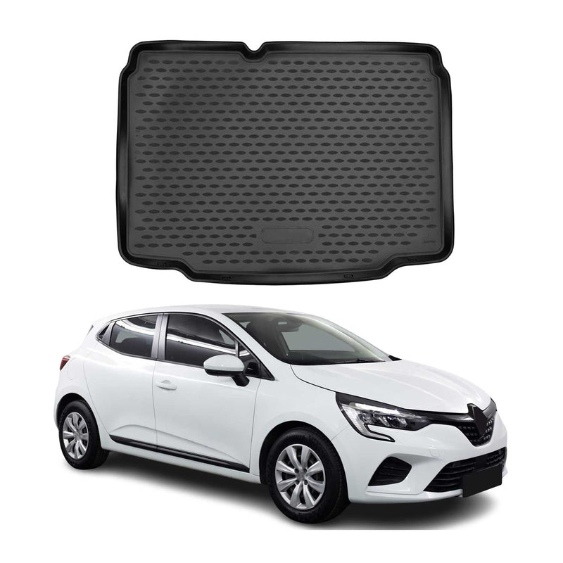 Tappetino per bagagliaio per Renault Clio 2019-2021 in gomma TPE nero