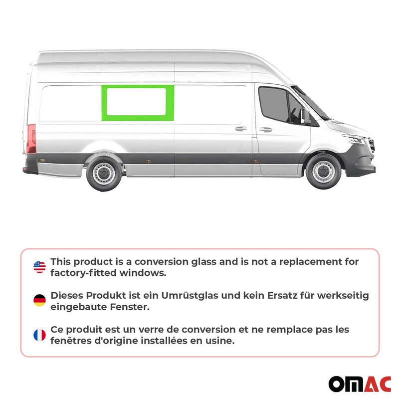 Seitenfenster Auto für Mercedes Sprinter W906 2006-2018 Schiebetür Rechts L3 L4