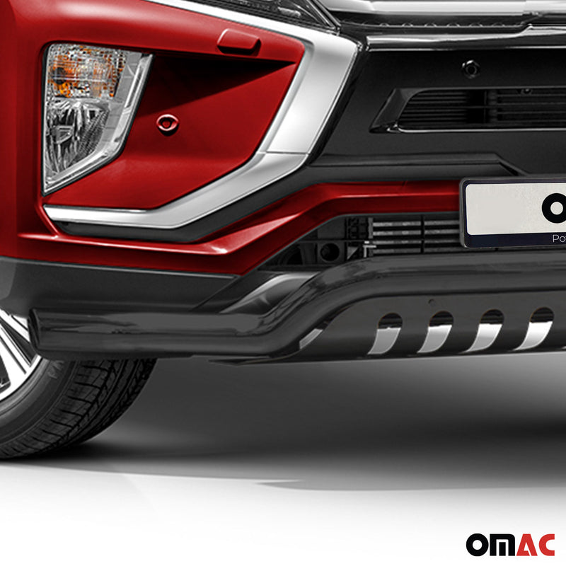 Protezione anteriore per Mitsubishi Eclipse Cross 2017-2022 Nero ABE 
