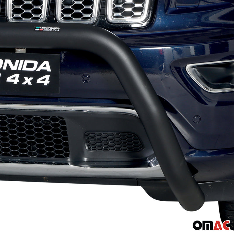 Protezione anteriore per Jeep Grand Cherokee 2013-2017 ø76 acciaio nero 