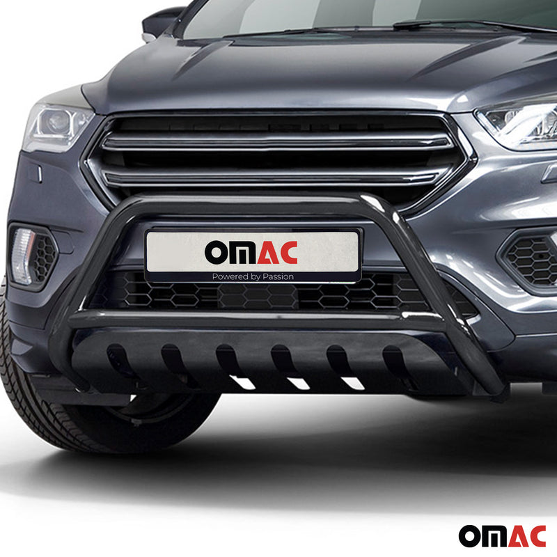 Barra di protezione anteriore per Ford Kuga 2017-2025 con ABE in acciaio nero 