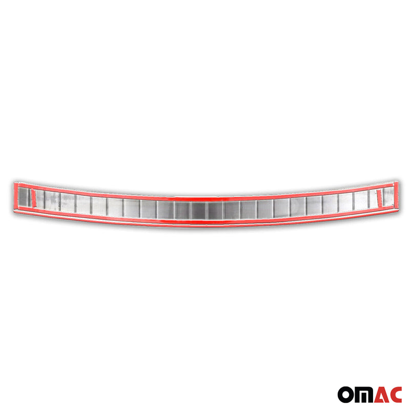 Protezione paraurti per soglia di carico per VW Caddy 2015-2020 in acciaio inox scuro, 1 pezzo