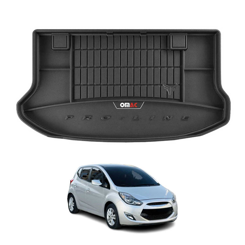 Vassoio portabagagli in gomma OMAC per Hyundai ix20 2010-2019, vassoio portabagagli in TPE, nero