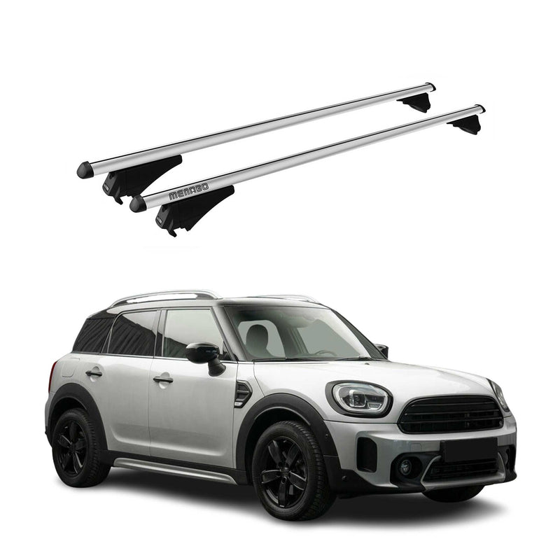 Barre portatutto Menabo per Mini Countryman F60 2017-2023 Argento 2x