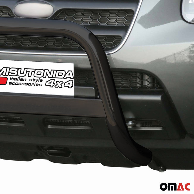 Protezione anteriore per Hyundai Santa Fe 2006-2009 ø63mm acciaio nero
