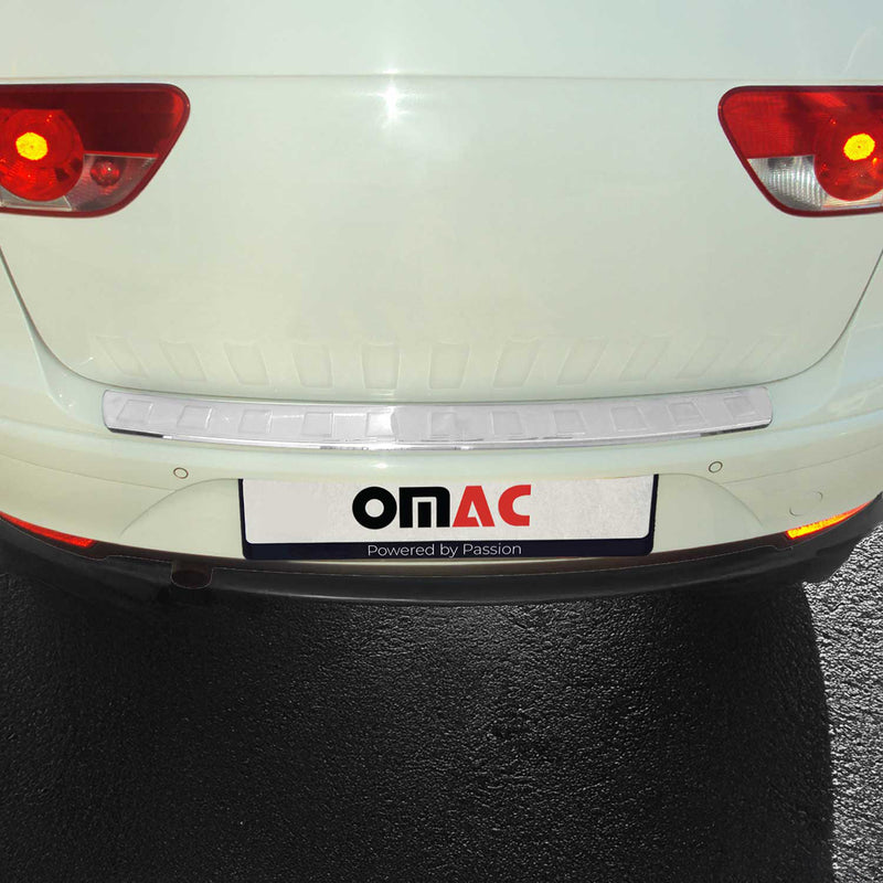 Protezione paraurti per soglia di carico per Seat Altea XL 2006-2015 in acciaio inox argento
