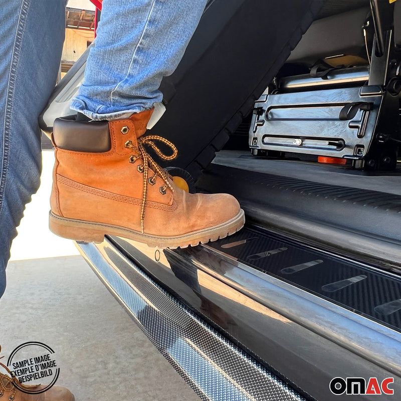 Paraurti di protezione della soglia di carico per Skoda Octavia Limo 2013-2019 in fibra di carbonio