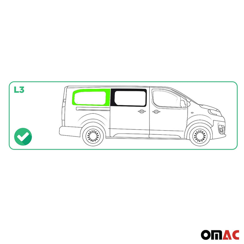 Finestrino laterale per Opel Vivaro 2019-2024 porta scorrevole destra L3 