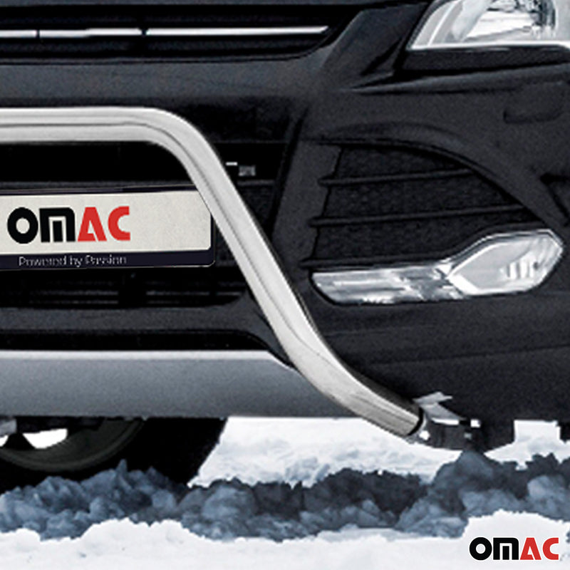 Protezione anteriore per Ford Kuga 2012-2017 con bull bar ABE argento 