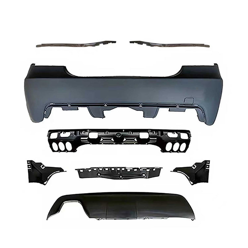 JOM Heckstoßstange für BMW E60 2003-2010 Schwarz 8tlg