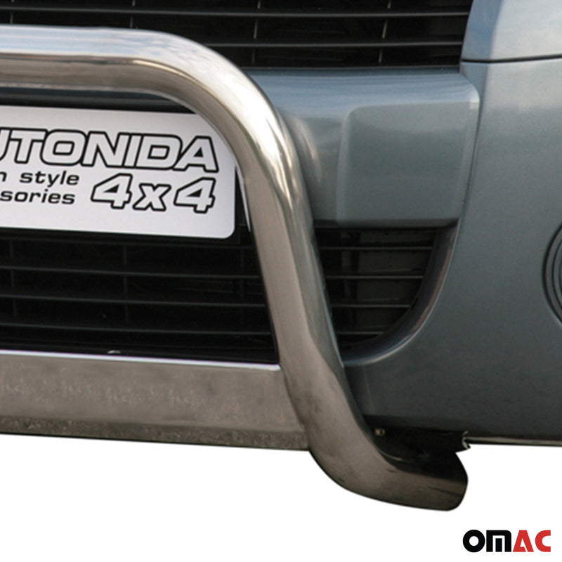 Barra di protezione anteriore per Citroen Berlingo 2008-2014 ø63mm acciaio argento 