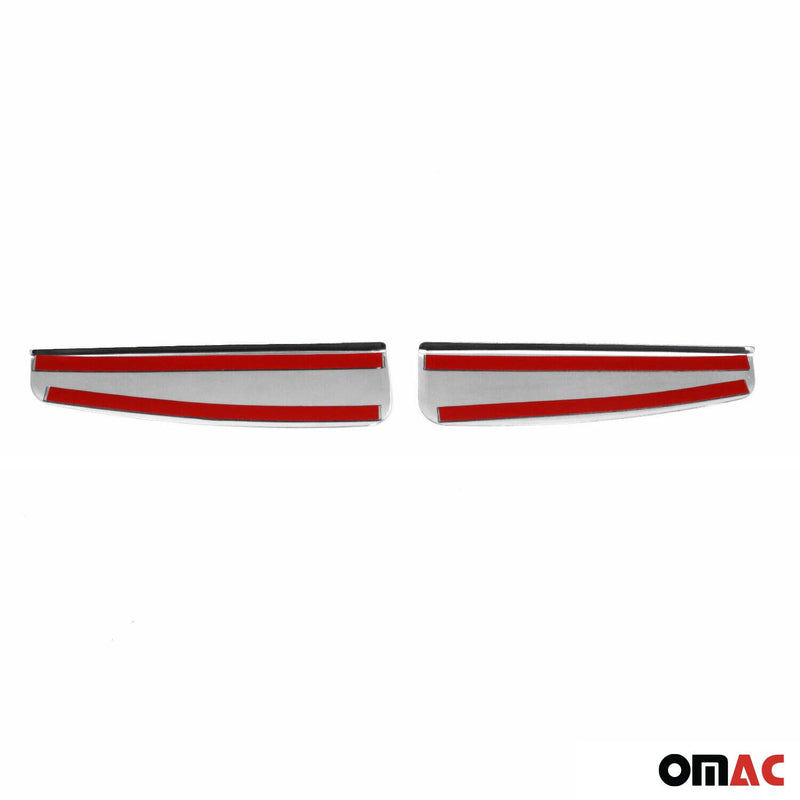Copri maniglia porta, copri maniglia porta per Fiat Grande Punto 2005-2009 2 porte in acciaio inox 2x