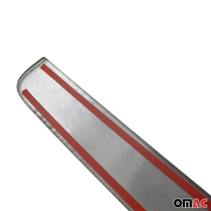 Modanatura posteriore per bagagliaio per VW T5 2003-2015 doppia porta in acciaio inox cromato scuro