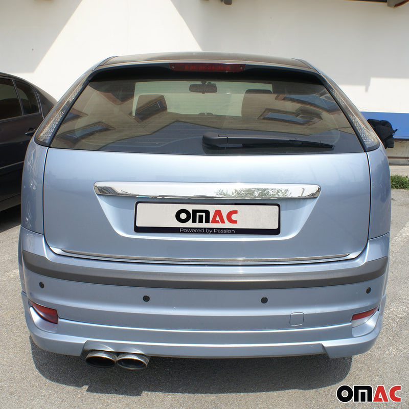 Modanatura posteriore del bagagliaio per Ford Focus 2005-2008 hatchback 3/5 porte in acciaio inox