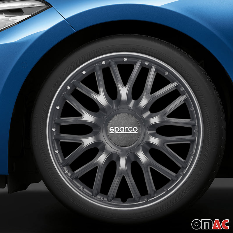 Coprimozzi Sparco 16 pollici Roma Grey 4 pezzi