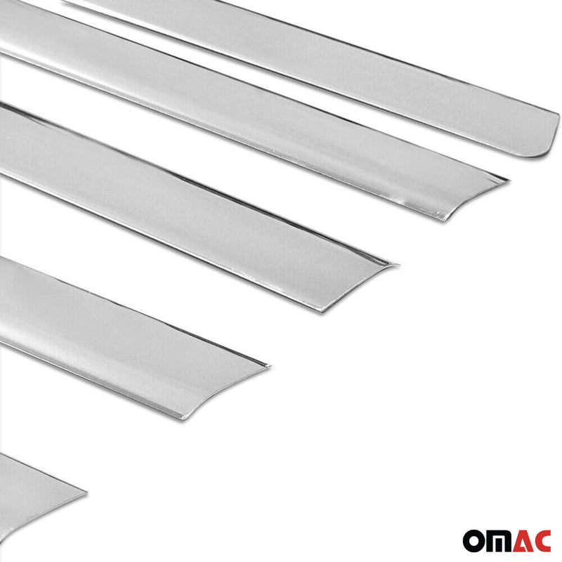 Protezione per porta laterale con striscia per VW Transporter T5 2003-2015 porta singola L2 cromata