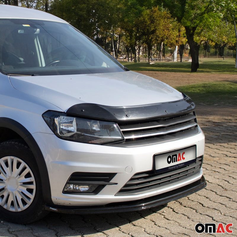 Deflettore cofano protezione insetti e pietre per VW Caddy 2015-2020 scuro 