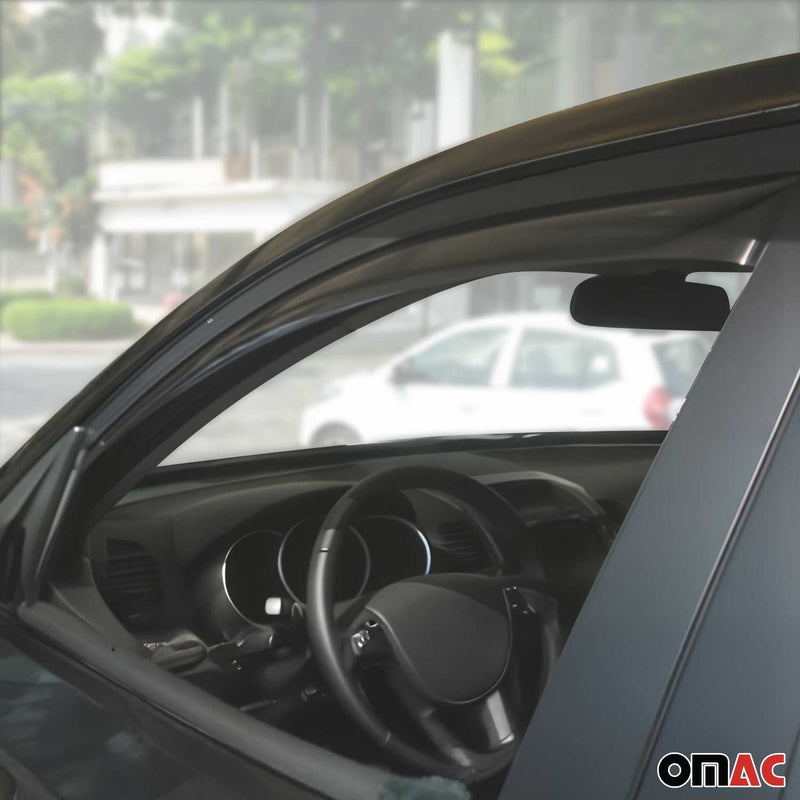 Deflettore antivento e antipioggia per Kia Sorento 2009-2013 acrilico scuro 2 pezzi