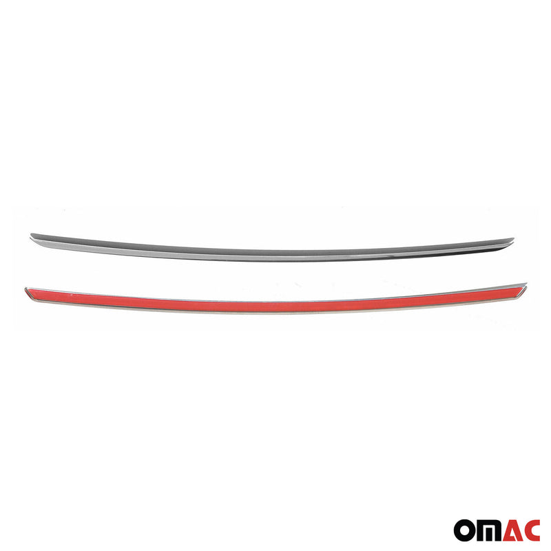 Strisce griglia radiatore per Fiat Doblo 2010-2014 acciaio inox argento 2 pezzi 