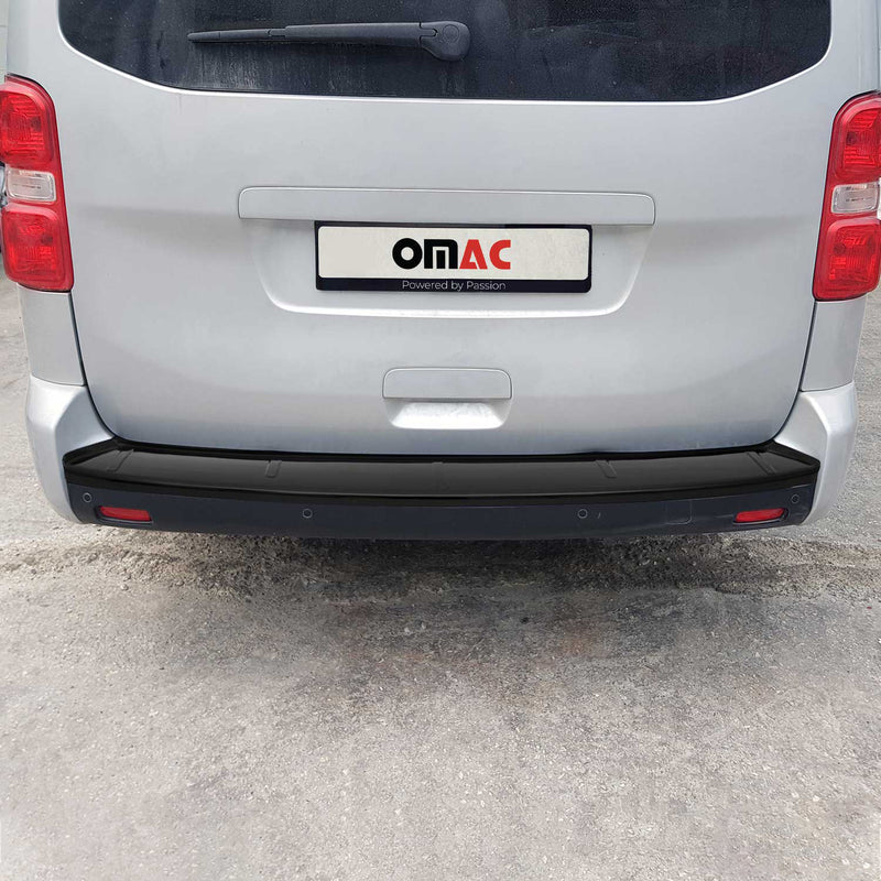 Protezione paraurti soglia di carico per Fiat Scudo 2022-2025 Nero ABS L3 1 pz.