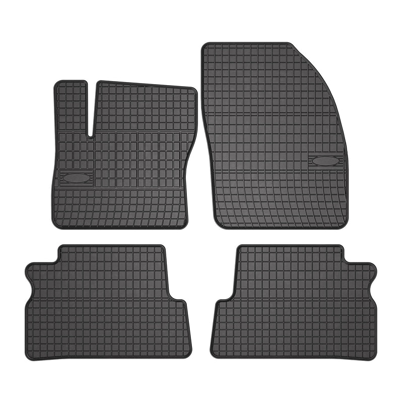 Tappetini in gomma neri per Ford C-Max 2003-2010, 4 pezzi