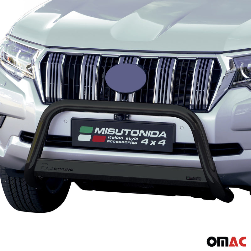 Barra di protezione anteriore per Toyota Land Cruiser Prado J150 2018-2025 ø63 Nero 