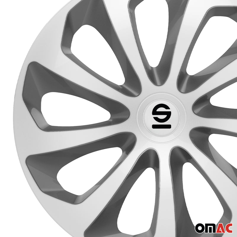 Coprimozzi Sparco 16 pollici Sicilia Grigio Argento 4 pezzi