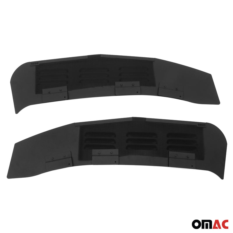 Griglia di ventilazione per Peugeot Partner 2019-2025 alluminio nero 2 pezzi 