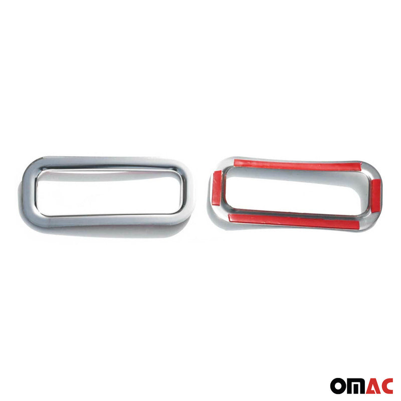 Striscia catarifrangente con cornice catarifrangente per Ford Transit Tourneo Custom 2013-2017 cromata
