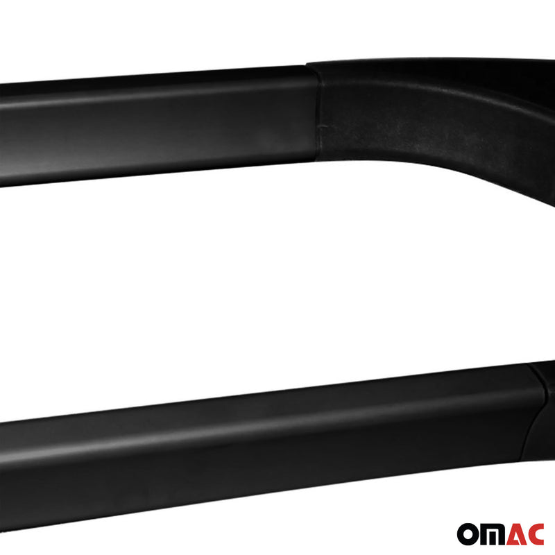Barre portatutto in alluminio per Nissan Qashqai 2007-2014 Nero 2x