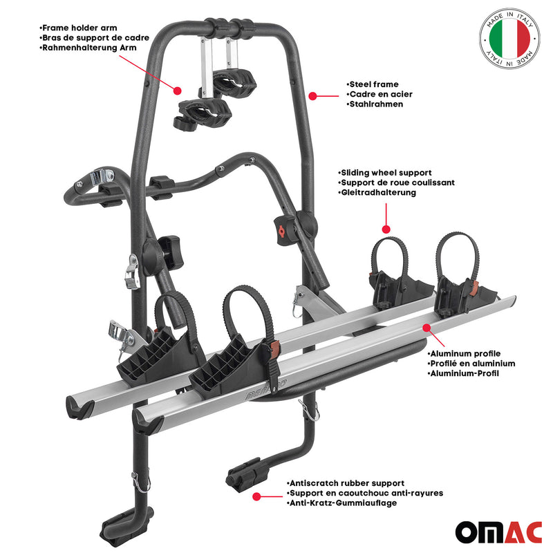 Portabiciclette per portellone posteriore E Bike Renault Talisman 2 bici