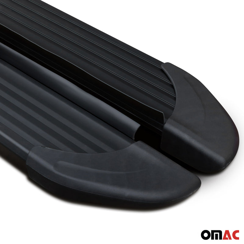Trittbretter Seitenschweller für Mercedes Citan W42 L1 2021-2025 Alu Schwarz 2x