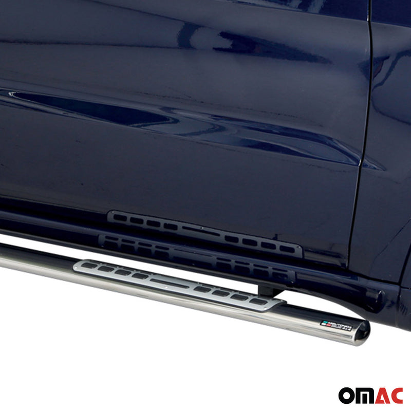 Minigonne laterali in acciaio per Jeep Grand Cherokee 2015-2021 Argento