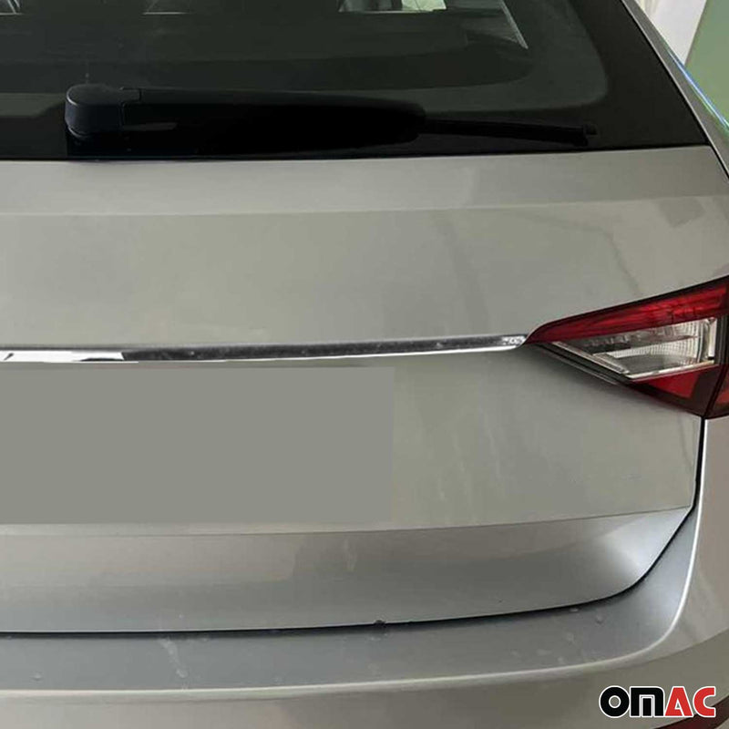Modanatura posteriore del bagagliaio per Skoda Superb Estate 2015-2025 in acciaio inox cromato 