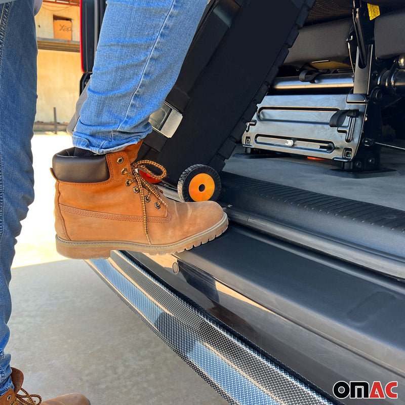 Paraurti di protezione della soglia di carico per VW T6 T6.1 Transporter 2015-24 porta singola nero