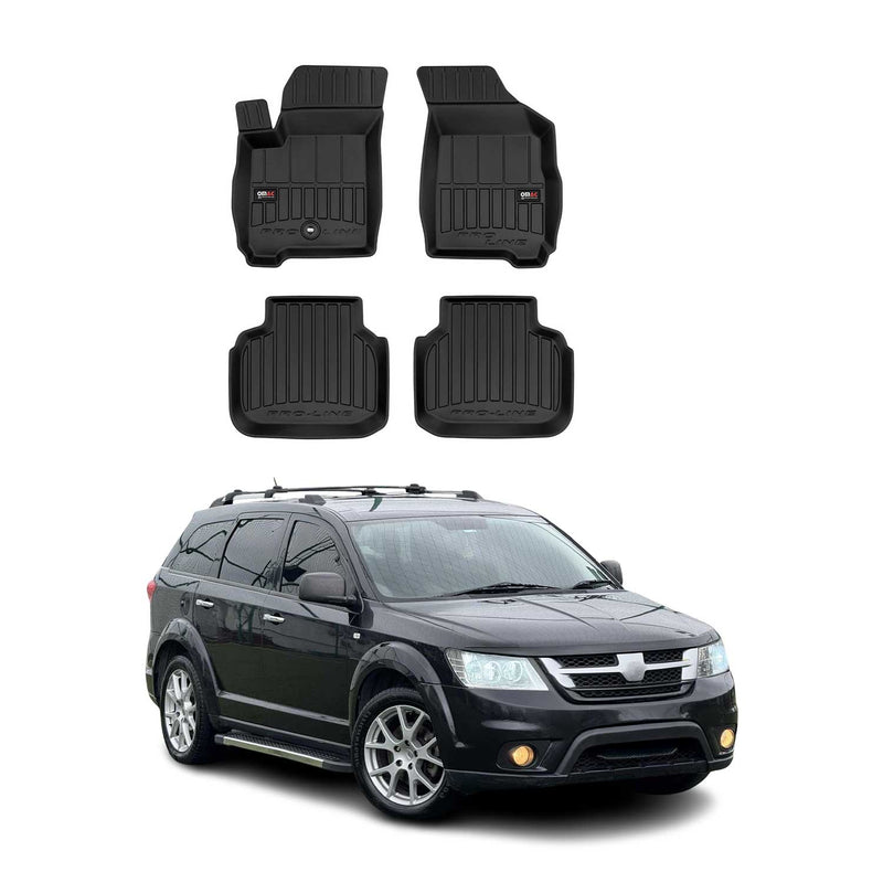 Tappetini Fiat Freemont 2011-2015 TPE Nero 4 pezzi