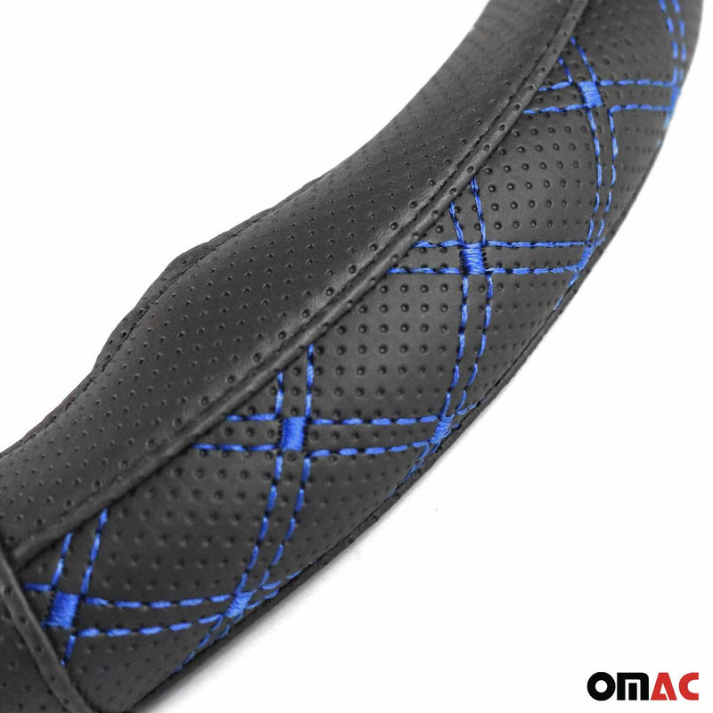 Coprivolante coprivolante coprivolante nero cuciture blu Ø 38-40 cm