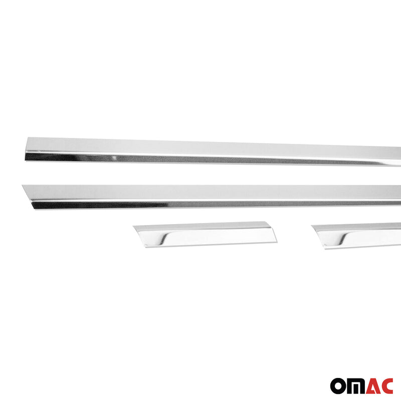 Fensterleisten Zierleisten für Fiat Grande Punto Evo 2005-2012 Edelstahl 4tlg