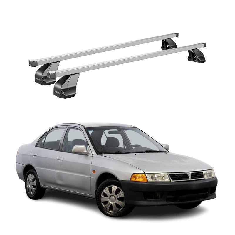 Portapacchi in acciaio Menabo per Mitsubishi Lancer 1995-2003 grigio