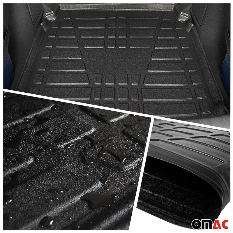 Set di tappetini e vaschetta per bagagliaio per Audi A6 Limo C8 2018-2025 in gomma 5 pezzi