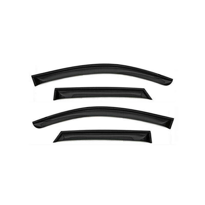 Windabweiser Regenabweiser für Honda Jazz 2009-2014 Dunkel Acryl 4tlg