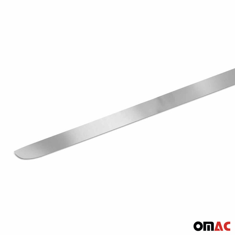 Modanatura per portellone posteriore per Fiat 500 2007-2015 in acciaio inox cromato 1 pz. 