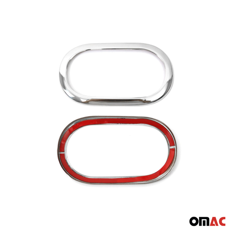 Copri maniglia porta, copri maniglia porta per Smart ForTwo 2015-2021, acciaio inossidabile, argento, 2 pezzi 