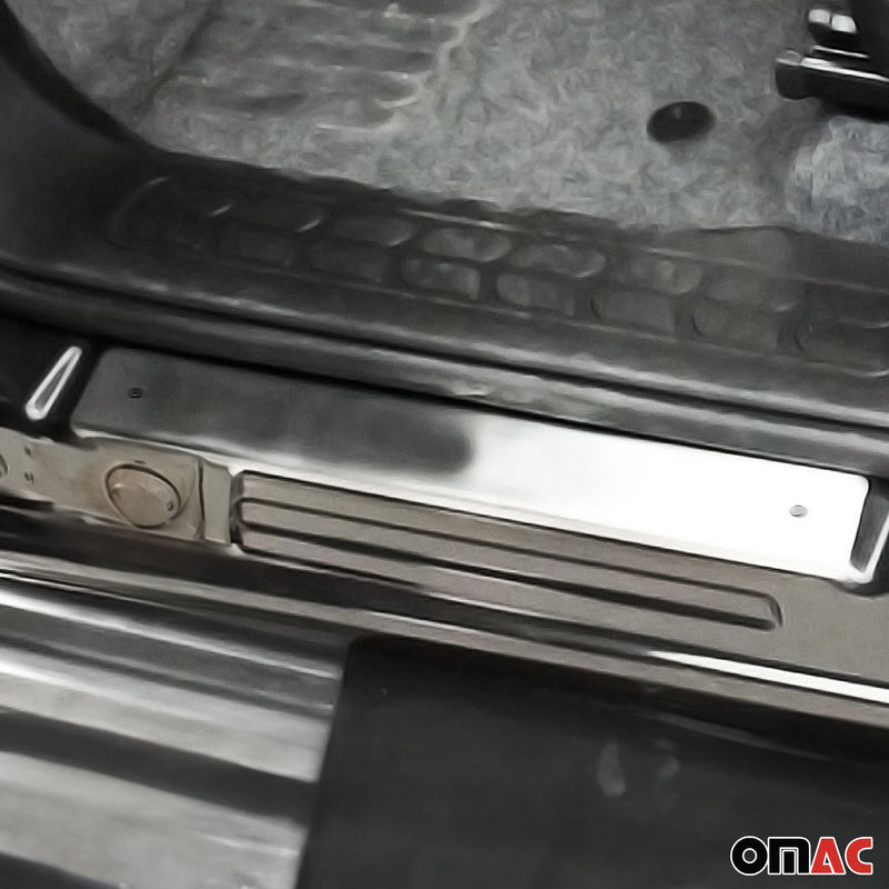 Protezioni battitacco per Fiat Doblo 2000-2010 in acciaio inox 4 pezzi