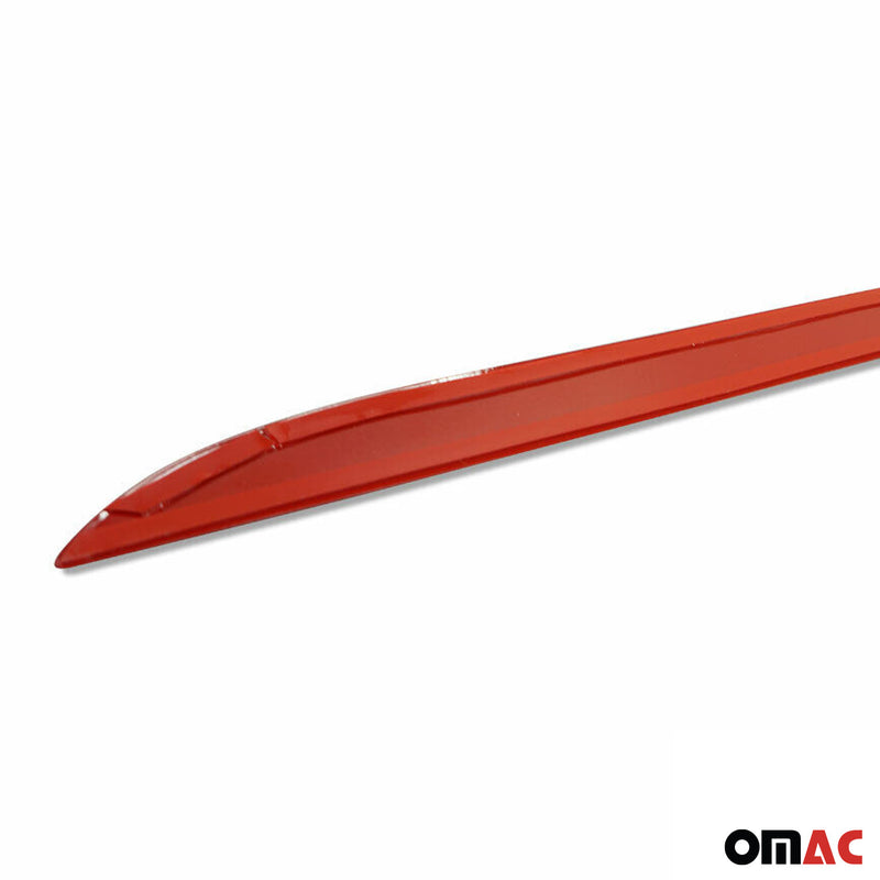 Modanatura del portellone posteriore per Renault Clio 2012-2019 in acciaio inox rosso 1 pezzo